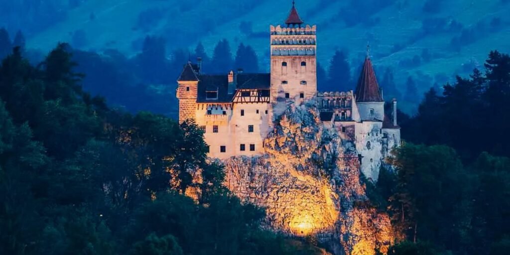 Castelul Bran la ora de aur