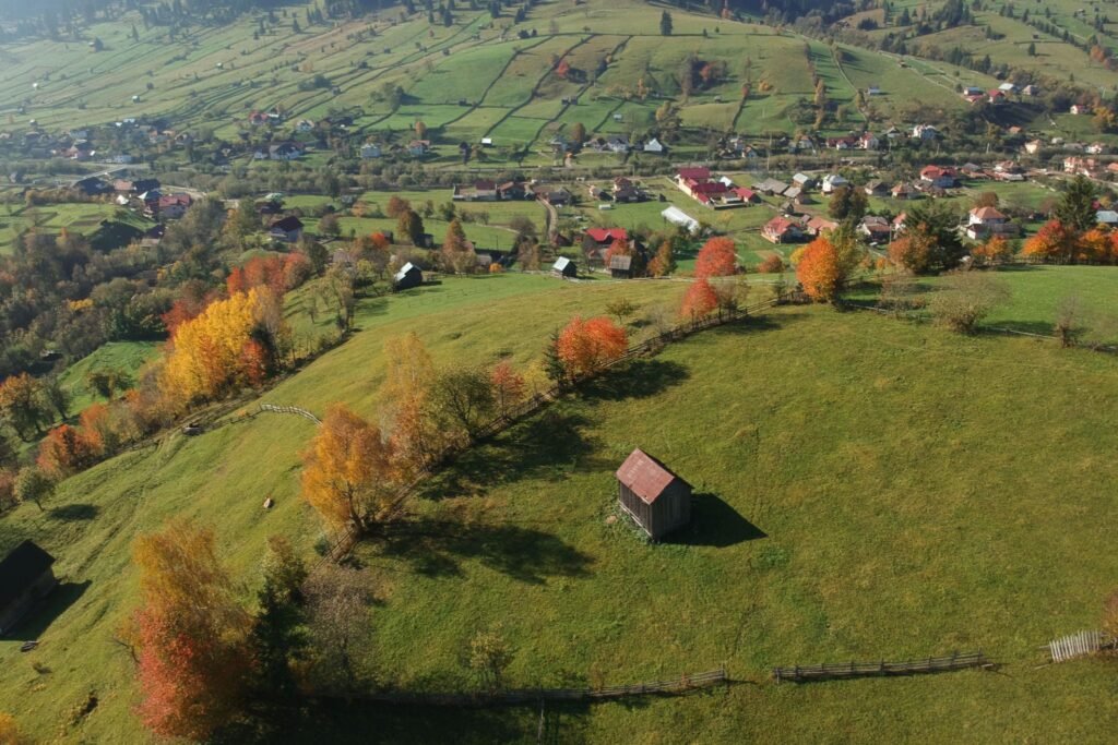 Panorama Bucovinei la răsărit