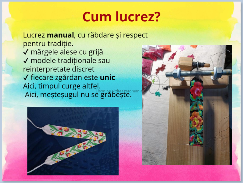 Mărgele cu Poveste – Atelier de Mărgelit Tradițional Maramureșean